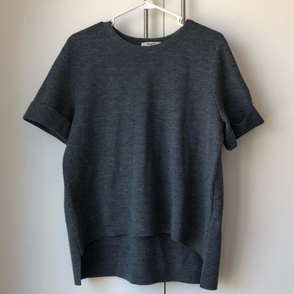 Madewell short sleeve sweater